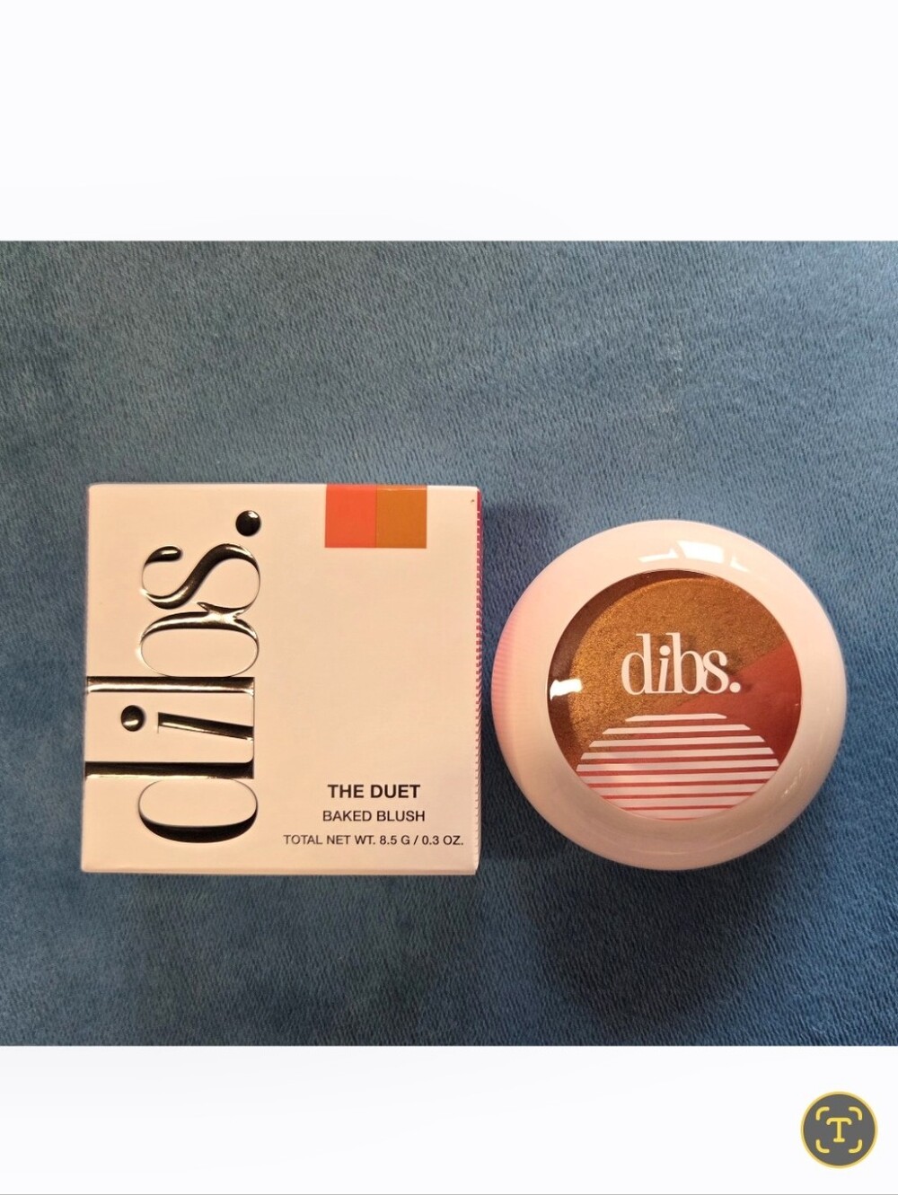 NIB Dibs The Duet Baked Blush – Starstruck